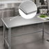 Thumbnail image #3 for Eagle Spec-Master Series Stainless Steel Work Table, 60 in. W x 30 in. D, Open Base