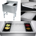 Thumbnail image #3 for Advance Tabco Special Value Series 36-Inch Wide Underbar Cocktail Unit with 12-Inch Deep Ice Bin