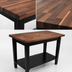 Thumbnail image #4 for John Boos American Black Walnut Wood Top Work Table with Painted Base and Slatted Undershelf, 60 x 36 x 34-3/4 Inches