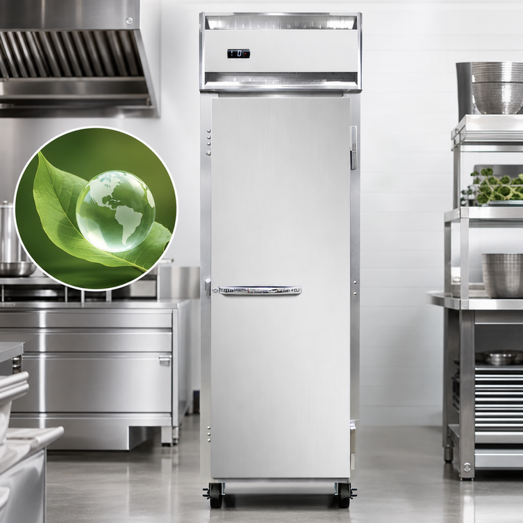 Product image #3 for Continental Refrigerator 1FNSS One-Section 20 cu. ft. Reach-In Freezer with Stainless Steel Interior and Exterior