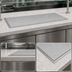 Thumbnail image #3 for Hatco CSSBX-3618 Built-In Simulated Stone Cold Shelf, 36 x 18 Inches, for Remote Refrigeration