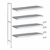 Thumbnail image #3 for Fermostock 4-Tier Corner Expansion Add-On Shelving Unit, 71