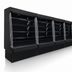 Thumbnail image #3 for Howard-McCray 35E Series 75-Inch Sloped Dairy Open Merchandiser, Self-Contained Open-Air Cooler, LED, Black
