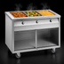 Thumbnail image #3 for 48-Inch Mobile Modular Electric Hot Food Table with 3 Sealed Wells and Open Cabinet