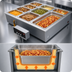 Thumbnail image #3 for Hatco Drop-In Modular/Ganged Wet/Dry Heated Well, 1 4/3-Size Pan, Insulated, Top-Mounted