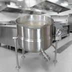 Thumbnail image #2 for Crown DLT-40 Direct Steam 40 Gallon 2/3 Jacket Tilting Kettle