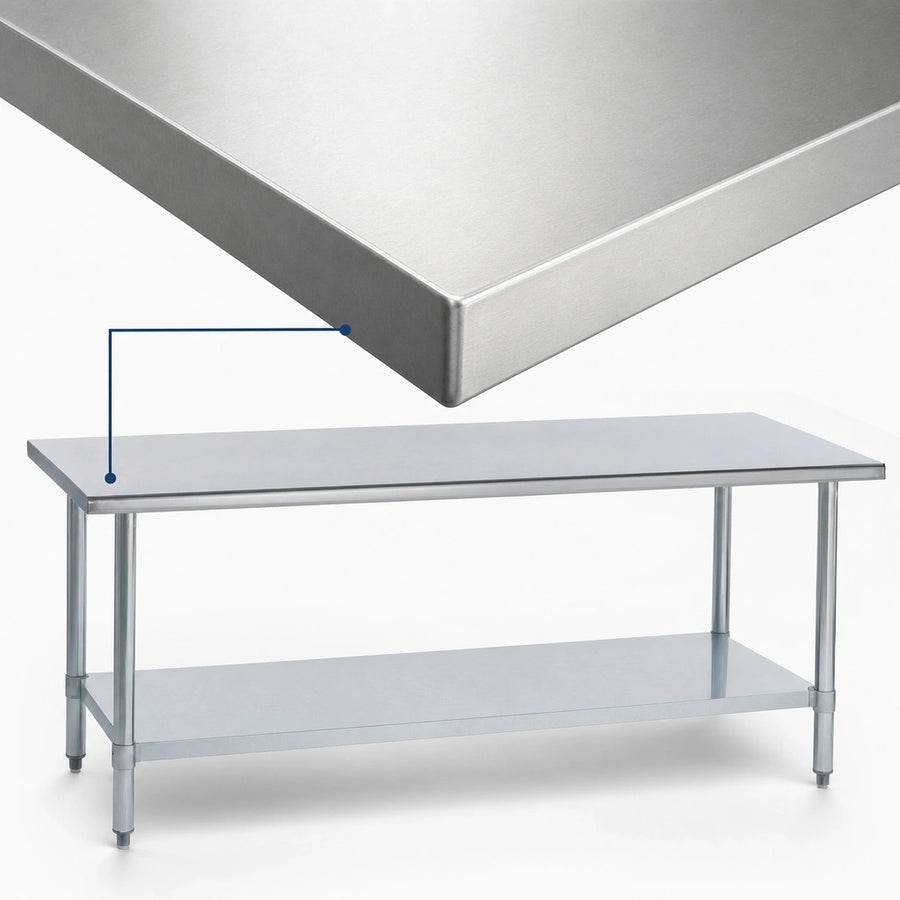 14-Gauge 300 Series Stainless Steel Top