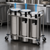 Thumbnail image #3 for Atlas Metal 3-Stack Mobile Open Plate Dispenser, Unheated, for 6-1/2 Inch Dishes