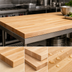 Thumbnail image #3 for Boos Block Blended-Rail Edge Grain Maple Kitchen Countertop, 60 x 48 x 1-3/4 Inches, Oil Finish
