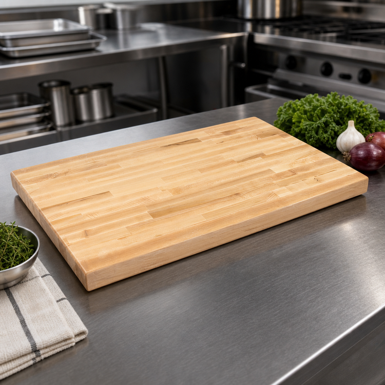 Product image #3 for Boos Block Blended Edge Grain Maple Kitchen Countertop, 12 x 25 Inch, 1-1/2 Inch Thick, Varnique Finish