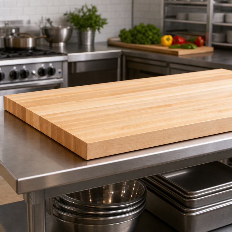 Product image #3 for John Boos Boos Block Edge Grain Northern Hard Rock Maple Kitchen Countertop, 60 x 30 Inches, 1-1/2 Inch Thick, Penetrating Oil Finish