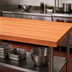 Thumbnail image #3 for Boos Block Full-Length Rail American Cherry Edge Grain Kitchen Countertop, 72