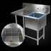 Thumbnail image #3 for John Boos Pro-Bowl 1-Compartment Stainless Steel Sink with 24