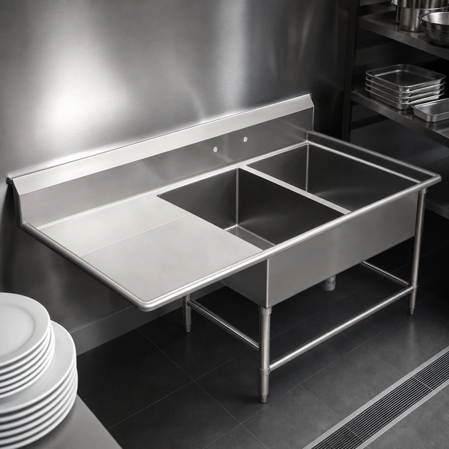 Two-Compartment Sink