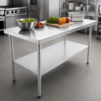 Thumbnail image #3 for Serv-Ware T3060CWP-4-V 60 Inch W x 30 Inch D x 34 Inch H Commercial Work Table