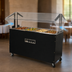 Thumbnail image #3 for Portable Electric 4-Well Hot Food Buffet Table with Double-Sided Sneeze Guard and Enclosed Base