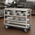 Thumbnail image #3 for FWE Queen Mary Stainless Steel Utility Cart with 4 Shelves, 1600 lb. Capacity