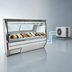 Thumbnail image #3 for Howard-McCray 34N Series 72-Inch Fish/Poultry Service Case, Remote Refrigeration, Straight Glass Front, LED Lighting