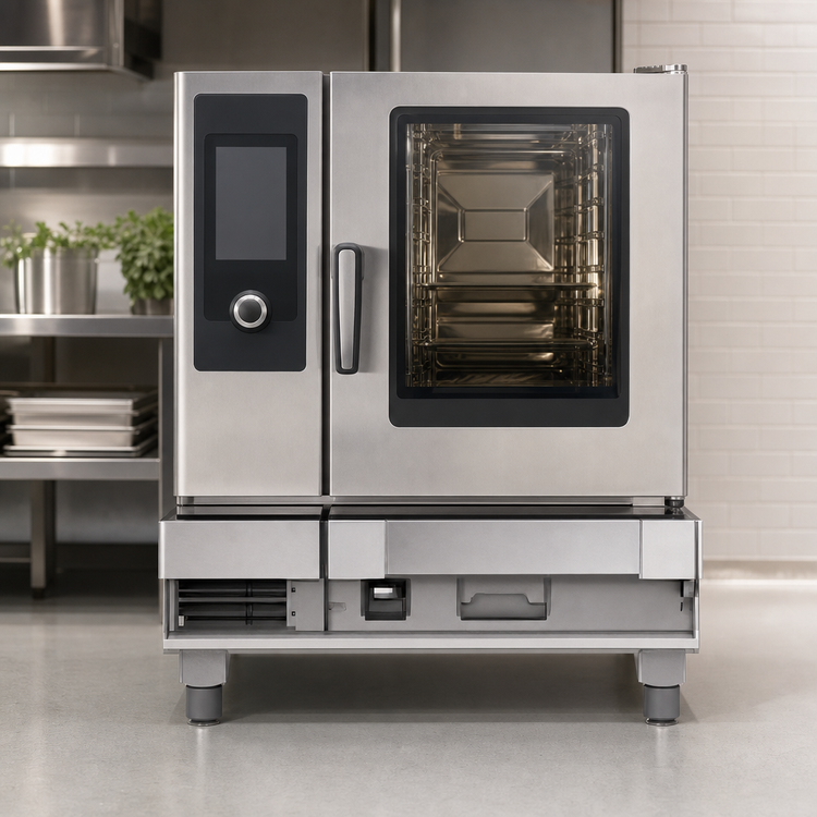 Product image #3 for RATIONAL Height-Adjustable Base With Feet for iCombi 6- and 10-Full Size Classic/Pro Cooking Systems