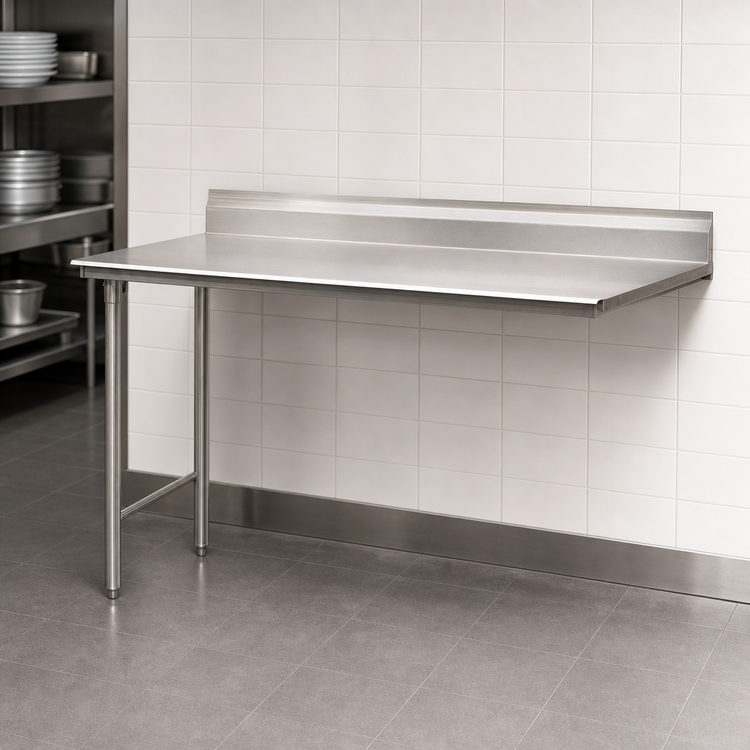 Product image #3 for Eagle Group Straight Clean Dishtable, 48 x 30 Inch, Left-to-Right Operation