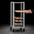 Thumbnail image #3 for Metro RS3 Mobile Full-Height Side-Load Wire Bun Pan Rack, 20-Pan Capacity, 18 x 26 Inch