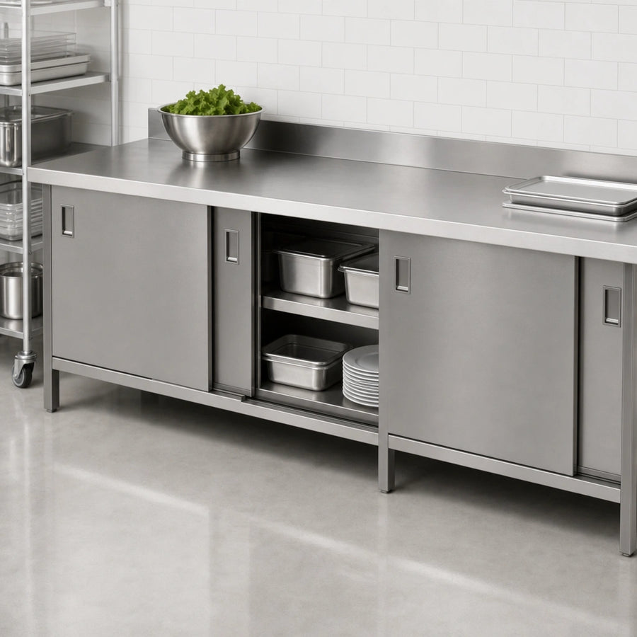 Sliding Door Cabinet Base