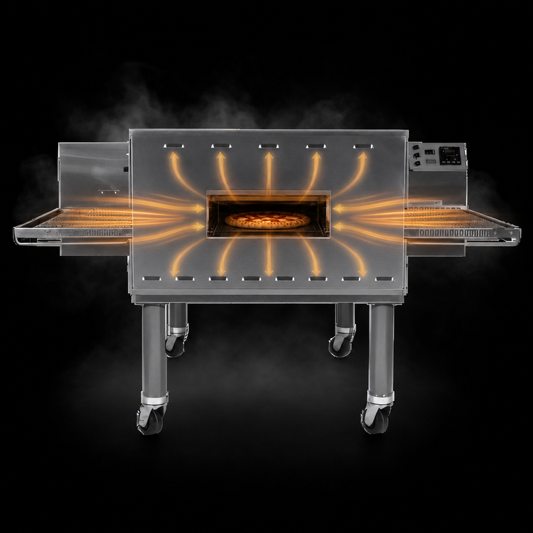 Product image #3 for Middleby Marshall Impingement PLUS Electric Single-Deck Conveyor Pizza Oven