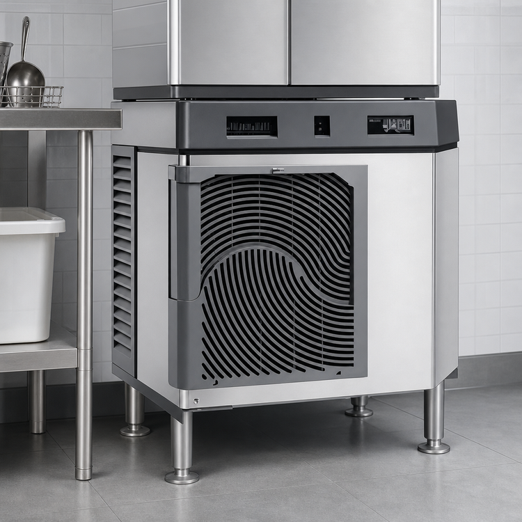 Product image #3 for RIDE Ice Machine Stand for Maestro Plus 414A, Stainless Steel Enclosed Cabinet
