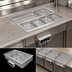 Thumbnail image #3 for Hatco HWBI-3D Drop-In Modular/Ganged Heated Well with Drains, 3 Full-Size Pan Capacity
