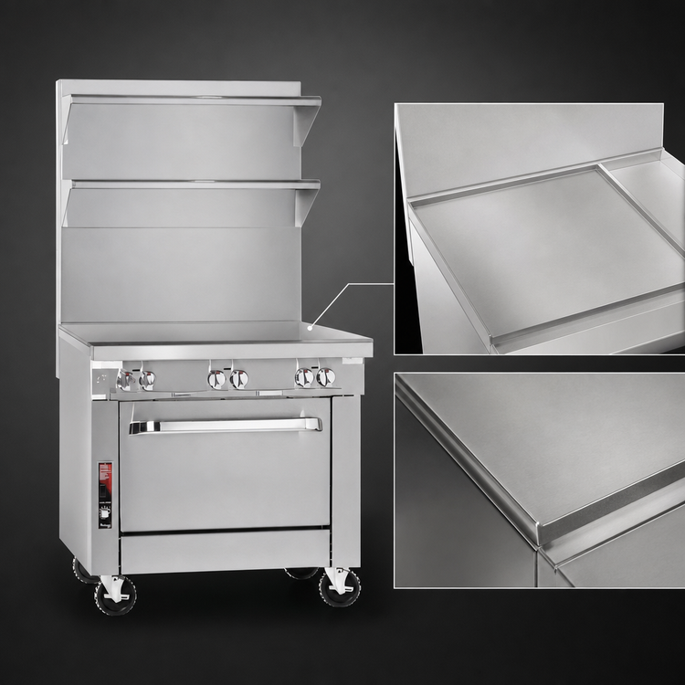 Product image #3 for Southbend Platinum Heavy Duty 12-Inch Modular Gas Hot Top Range
