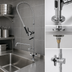 Thumbnail image #3 for Equip Single-Hole Deck Mount Pre-Rinse Unit with 12 1/8-Inch Swing Nozzle and Add-On Faucet