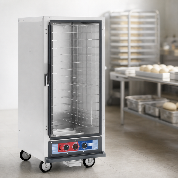 Product image #3 for Metro C5 1 Series 3/4 Height Mobile Non-Insulated Proofing Cabinet, 14 Sheet Pan Capacity