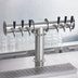 Thumbnail image #3 for Krowne 6-Faucet Glycol-Cooled Pipe T-Head Beer Tower, 31-3/4-Inch Overall Length, Brushed Stainless Steel