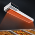 Thumbnail image #3 for Hatco Glo-Ray 48-Inch Unlighted Dual Infra-Black Strip Heater with 6-Inch Spacer, 2200W, Aluminum