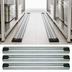 Thumbnail image #3 for Double Unit Floor Track Assembly Kit with 3 14-Foot V-Groove Aluminum Tracks