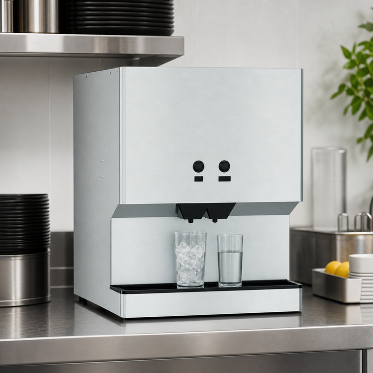 Product image #3 for Hoshizaki DM-200B Countertop Ice & Water Dispenser, 200 lb Ice Capacity, Air-Cooled