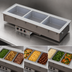 Thumbnail image #3 for Vollrath Short-Side 3-Pan Drop-In Hot Well with Infinite Controls and Standard Drain, 208-240V