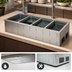 Thumbnail image #3 for Vollrath Four-Well Induction Dry Hot Food Well Drop-In, 54-3/4 in. W, 208-240V