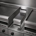 Thumbnail image #3 for Jade Range (Middleby) Titan JMPR-6 Heavy-Duty 6-Inch Modular Spreader Plate with Solid Plate Shelf, Stainless Steel