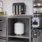 Thumbnail image #3 for Everpure EZ-RO 200/2G-BL Blended RO Water Filtration System, Non-Electric, Wall-Mount, Adjustable TDS, 200 GPD, 2-Gallon Tank