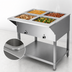 Thumbnail image #3 for 4-Pan Sealed Well Electric Holding Table with Individual Thermostats, 120V