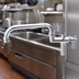 Thumbnail image #3 for John Boos 14-Inch Lead-Free Swing Spout Add-On Faucet for Pre-Rinse Units