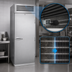 Thumbnail image #3 for Turbo Air PRO Series Roll-In Solid Door Freezer, 39.99 Cu. Ft., 1-Section, Top Mount, Stainless Steel