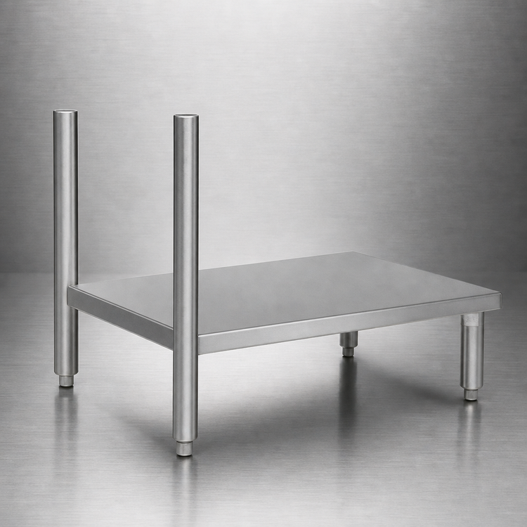 Product image #3 for 36 Inch Wide x 24 1/8 Inch Deep 300 Series Stainless Steel Dishtable Undershelf