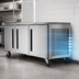 Thumbnail image #3 for Centerline CLUC-72F-SD-RRR 72-Inch Three-Section Compact Undercounter Freezer with Right-Hinged Solid Doors