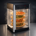 Thumbnail image #3 for Hatco Flav-R-Fresh® FDWD-1 Countertop Hot Food Holding & Display Cabinet, 1 Door, 4-Tier Rotating Rack