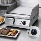 Thumbnail image #3 for Admiral Craft GRID-16 Electric Countertop Flat Griddle, 15-1/2" x 16" Surface, Thermostatic, Stainless Steel, 120V