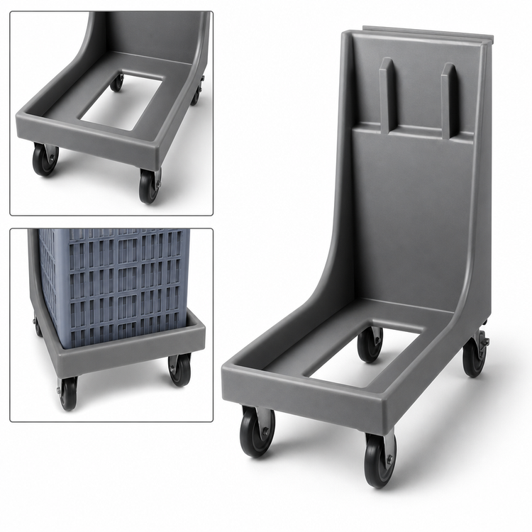 Product image #4 for Cambro Camdolly Open Frame Utility Dolly with Handle, 350 lb Capacity