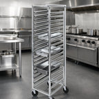 Thumbnail image #3 for Channel Manufacturing SSPR-5E6 Stainless Steel 12 x 20 Steam Table Pan Rack, End-Load, 11-Pan Capacity
