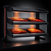 Thumbnail image #3 for Hatco Spot On Slant Dual-Shelf Heated Zone Merchandiser Warmer, 40-Inch Countertop Hot Food Display